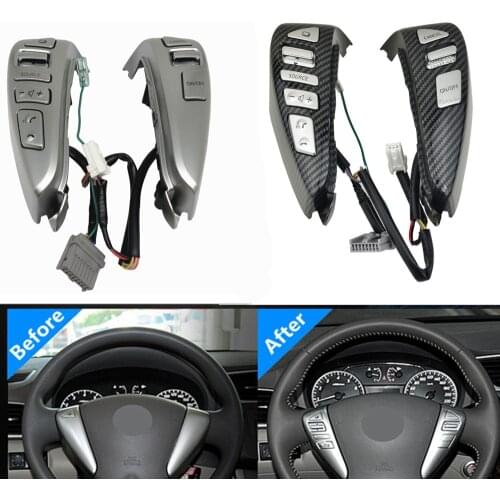 25550-3DA6A Audio Volume Button Steering Wheel Cruise Control Switch For Nissan/TIIDA/SENTRA/Livina/SUNNY/ALMERA/VERSA