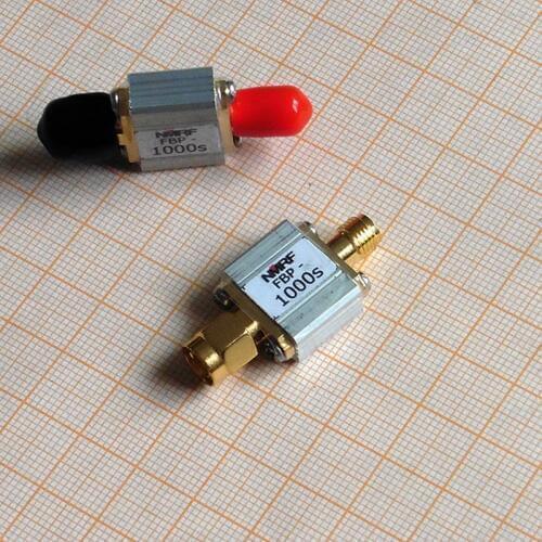 DYKB 1000MHz 990-1010MHz RF coaxial bandpass SAW filter, 3dB bandwidth 20MHz for 1GHz RF Receiver Ham Radio Amplifiers