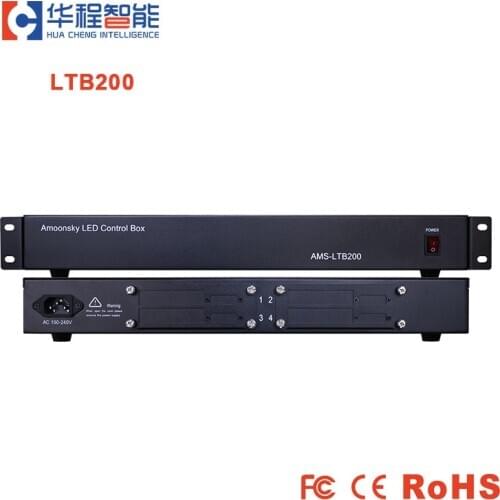 Sending card box support linsn ts802d novastar msd300 colorlight s2 dbstar hvt11in install 4 pieces led sender card box
