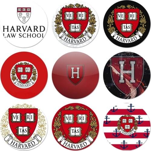 Harvard University Logo Badge Brooch Pin Accessories For Clothes Backpack Decoration gift 58mm