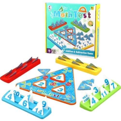 Toddler Montessori Math Toy Logic Board Games Fun Number Puzzles Calculate Game Early Educational Toy Arithmetic Teaching Aids