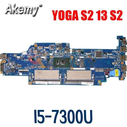 Laptop motherboard For LENOVO YOGA S2 13 S2 Core SR340 I5-7300U Mainboard DA0PS9MB8E0 01HW976 DDR4