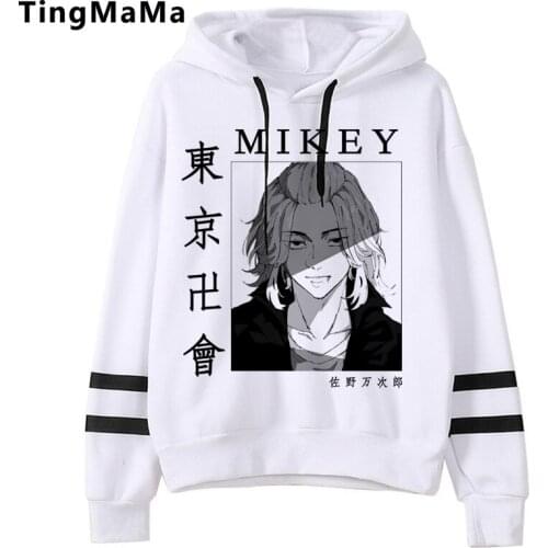 Kawaii Japanese Anime Tokyo Revengers Hoodies Men Cartoon Sano Manjiro Graphic Streetweart Harajuku Unisex Sweatshirts Male