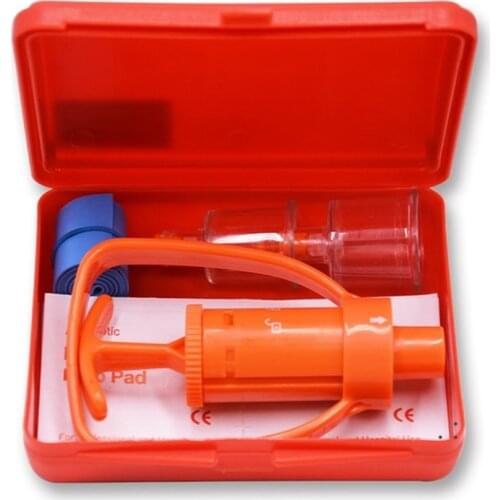 Snake Bite Kit, Bee Sting Kit, Emergency First Aid Supplies, Venom Extractor Suction Pump, Bite and Sting First Aid for Hiking