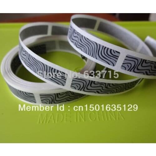 Prepaid card scratch labels in size 6mm * 30mm USD60/10000 pieces