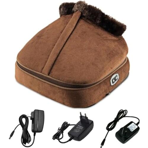 Electric Heated Foot Care Shoe Warmer Massager Insoles Tool Pad Cosy Unisex Big Slipper Feet Heat Warm Massage Shoes