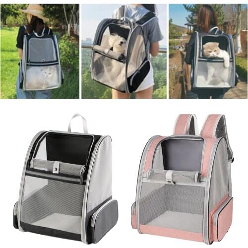 Collapsible Pet Dog Cat Carrier Rabbit Backpack Outdoor Bag Heavy-duty
