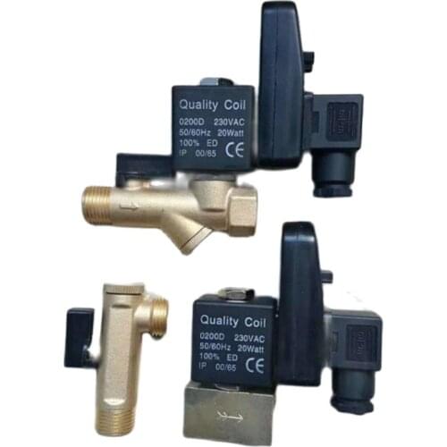 Split type 1/2"3/8" integrated 1/2"3/8" electronic drain valve Electric timer automatic water valve