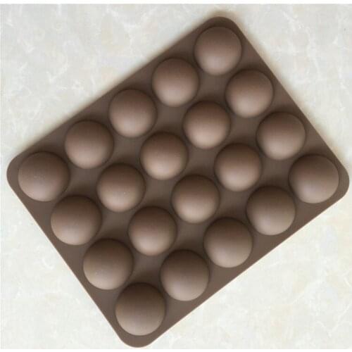 Currently Available Wholesale 20 Even Small Semi-Silicone Cake Mold Chocolate Mold XG117