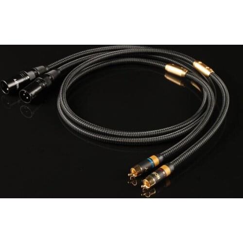 XIANZUN M-380RX Oxygen free copper silver plated RCA turn XLR balanced audio signal line