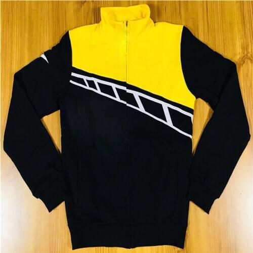 Yellow with Black Motocross Outdoor sport Soft Feel Jacket motorcycle racing Team hoodies Tracksuit sport wear