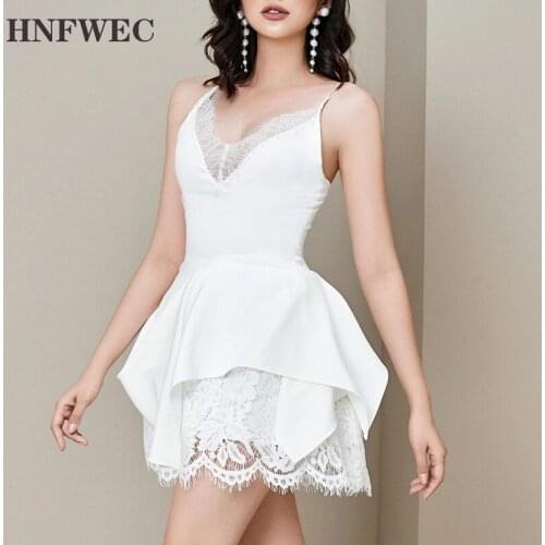 2020 New Autumn Solid Color Lace Sleeveless Sling Tops Mini Skirt Womens Sets High Waist Personality Sexy Female Set U841