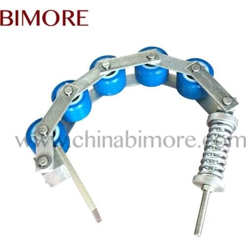 1PC BIMORE Escalator Handrail Support Chain 5 Rollers Roller OD70mm Thickness 50mm Bearing 6202