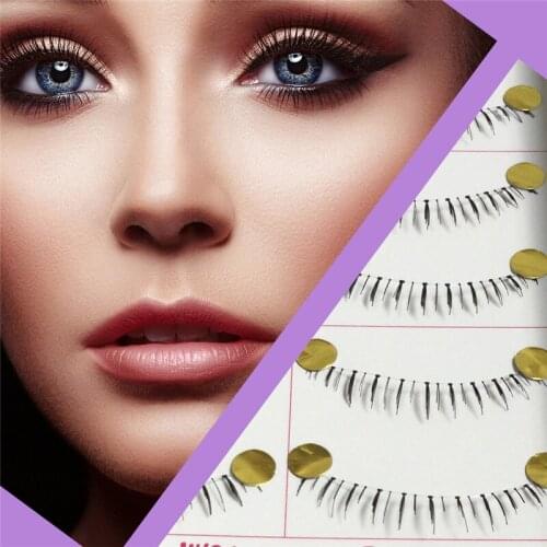 10 Pairs Different Styles Lower Under Bottom Fake Eye Lashes Extension False Eyelashes Tools High Quality