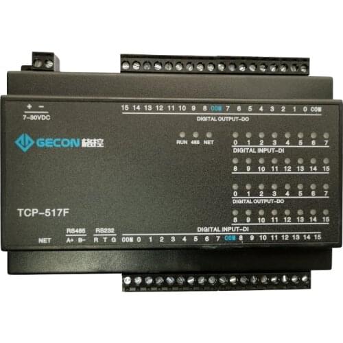 16DO transistor output switch isolated type 16DI digital quantity input Ethernet MODBUS communication
