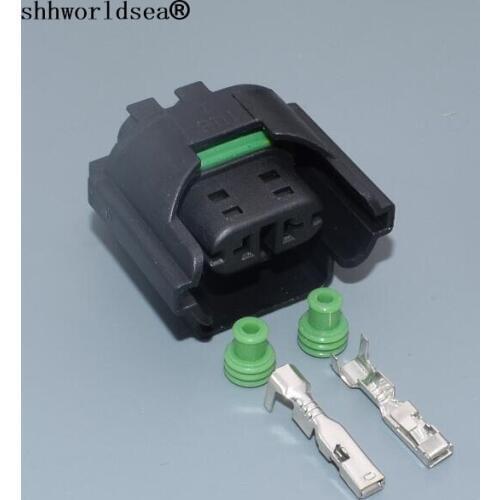 Shhworldsea 2 PIN Connector Plug Pigta For VW Beetle Caddy Golf Jetta Passat For AUDI A4 A6 For Skoda Octavia For Seat Toledo