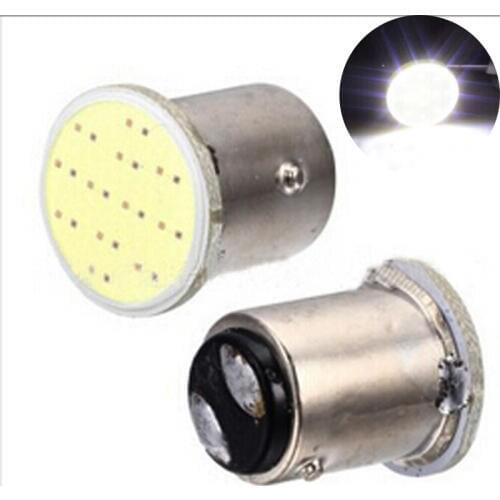 Car Brake Parking Light Bulb LED Light Vehicle Part 1157 BAY15D 12 SMD COB White Car Brake Parking Light Bulb For Car Universal