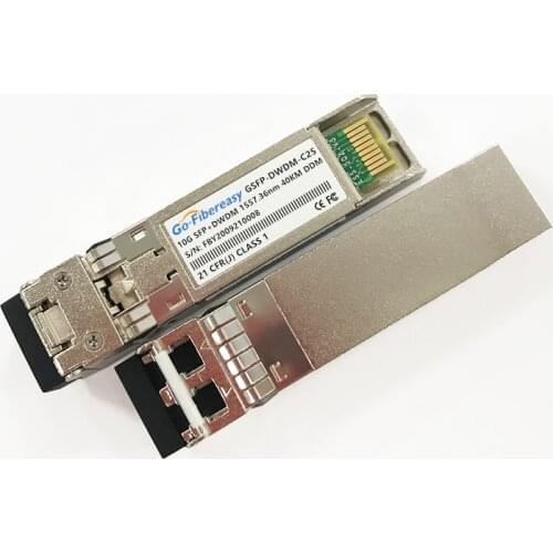 Free shipp SFP+10G-C25 Transceiver Module 10GBASE-DWDM-1557.36nm 40km LC For Cisco DWDM-SFP10G-58.36