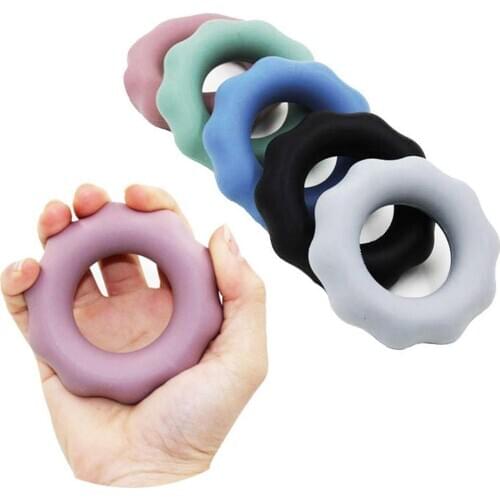 Flower Finger Exerciser Grip Ring Massage Strength Training Carpal Expander Fitness Equipment Accessories