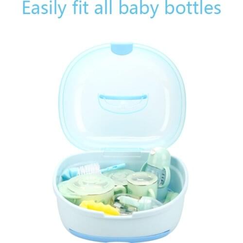 Baby bottle storage box Newborn baby bottle storage rack Dustproof storage box for tableware
