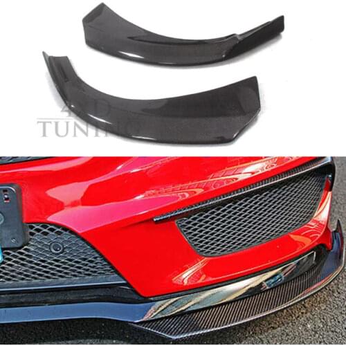 For Mercedes W117 CLA45 AMG CLA 250 260 2013 2014 2015 2016 High quality Carbon Fiber Front Splitter Bumper