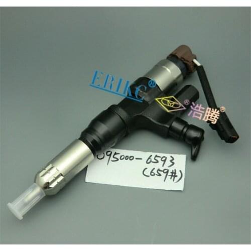 ERIKC 6590 Oil Seal Fuel Injection Assy 095000-6590 (23670e0010) and Fuel Injection Type Diesel Oil Injectors 0950006590