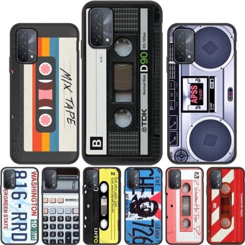 Retro Cassette Tape Phone Case For OPPO A93 A94 A92 A52 A72 A53 Case OPPO A92S A91 A83 A79 A71 A59 A39 A57 A37 A33 A9 2020 Cover