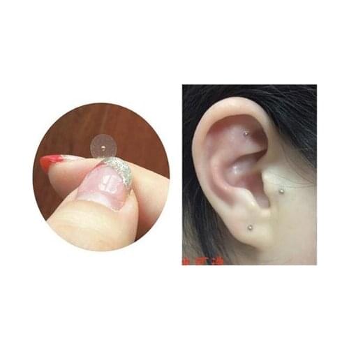 Magnetic Bead /crystal ear Patch Transparent Adhesive Tape Anti-allergic Magnetic therapy Ear Pressure Paste Ear Auriculotherapy