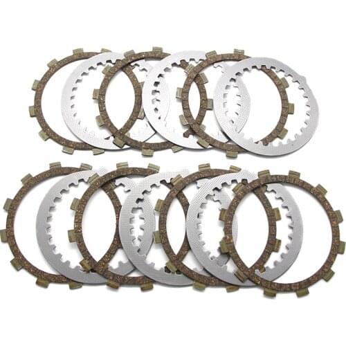 Clutch Friction Disc Plate Kit For Yamaha RD250/A/B C/D/E/F RD350/A/B LC/YPVS N/F/F2/R RD400 C-F Clutch Platees 360-16325-00