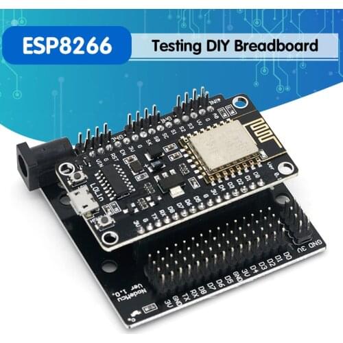 NodeMcu Node MCU Base ESP8266 Testing DIY Breadboard Basics Tester suitable for NodeMcu V3