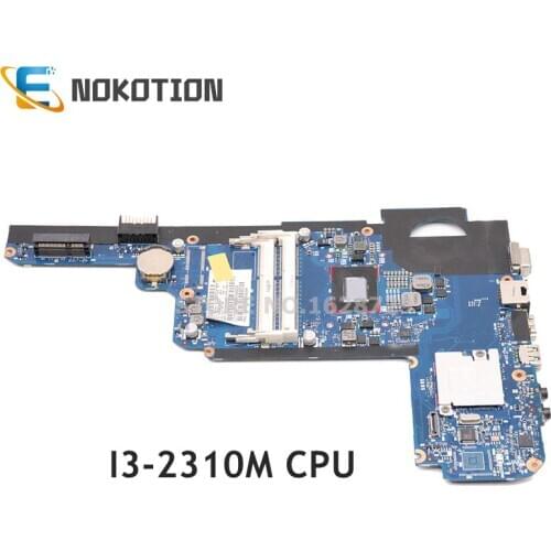 NOKOTION 656092-001 For HP Pavilion DM4-2015DX DM4-2000 Laptop Motherboard I3-2310M CPU DDR3 6050A2435101 MB-A02 UMA