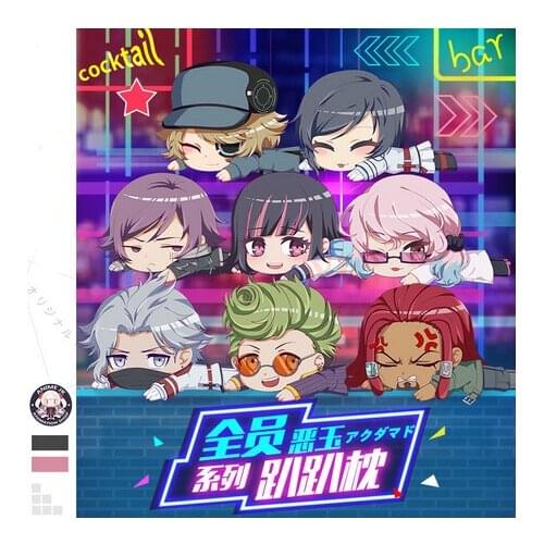 2021 New Anime Akudama Drive Courier Brawler Doctor Ordinary Person Cartoon Plush Stuffed Dolls Pillow Cushion Cosplay Xmas Gift