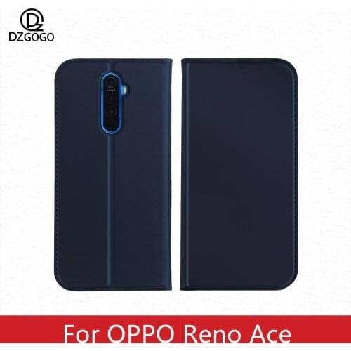 OPPO Reno Ace Case DZgogo iSkin Series Magnet Leather Flip Book Phone Case For Oppo Reno Ace PCLM10 Wallet Cover Coque Phone Bag