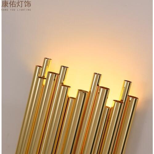Modern crystal wall lamp gold sconce lights AC110V 220V fashion luxury lustre living room bedroom light fixtures