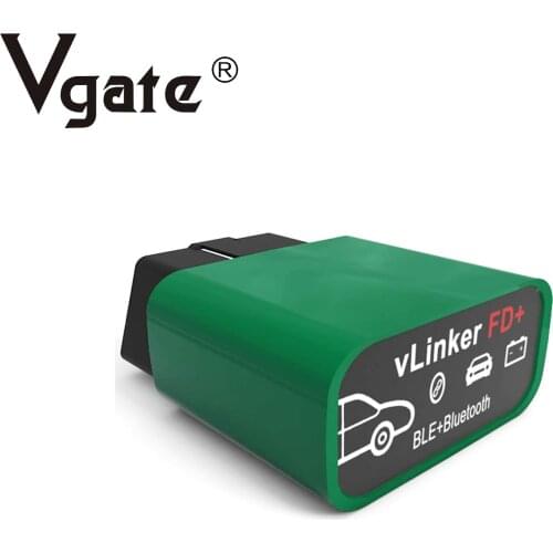 Vgate vLinker FD Plus OBD2 Adapter Bluetooth BLE elm327 obd Scanner for FORScan, Work with iPhone, Android, and Windows