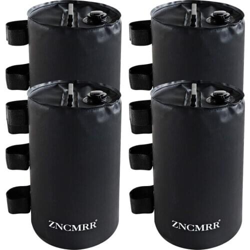 Canopy Water Weight Bag Leg Weights for Pop Up Canopy, Tent, Gazebo, Set of 4, Black