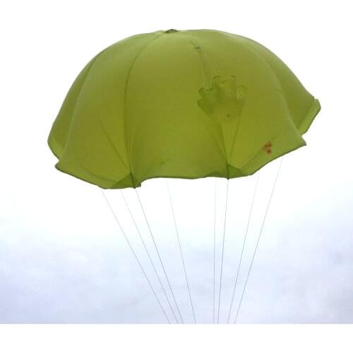 High quality 12-15kg Model aircraft nylon parachute Ejection Umbrella with lanyard for FPV drone outdoor uav landing protection