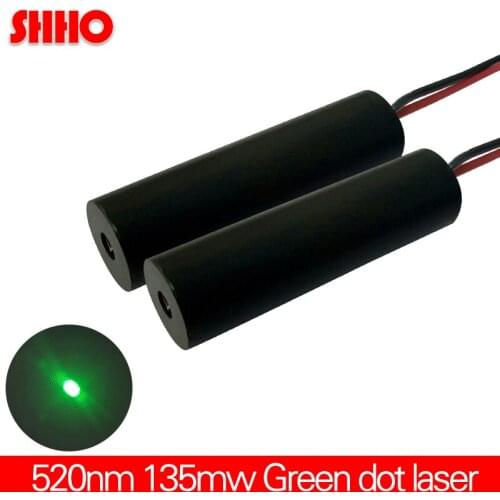 Hot sale 520nm 135mw green dot laser module CS gun sight Production locator laser pointer semiconductor lamp stage light