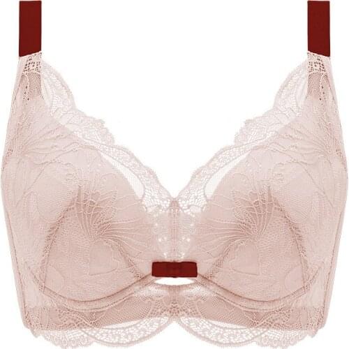 Womens Full Cup Support Underwire Lace Bra 32 34 36 38 40 42 44 46 B C D E F G H I J