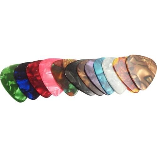 12 x rock picks - Mediators for guitars and basses 3 different thickness