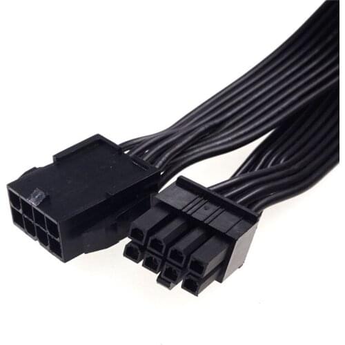 2pcs ATX PSU CPU EPS12V 8 pin Plug Panel Mount to 8 Pin Receptacle ATX PSU CPU EPS12V Power Cable Adapter 20 cm motherboard