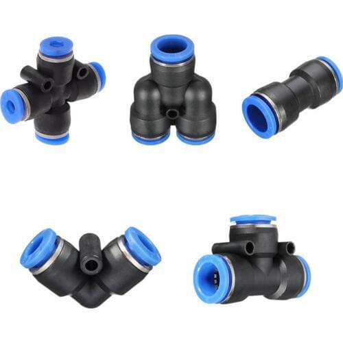 2Pcs/Lot Fish Tank Aquarium CO2 Tube Connector High Pressure Quick-Connect Valve Pipe Joint for CO2 Diy System 2/3/4 Way