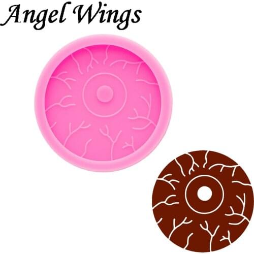 4in Eye Silicone Mold for Epoxy. Super Glossy resin Badge Reel mold. DIY form for a Phone Grip. Jewelry diy mold DY1007