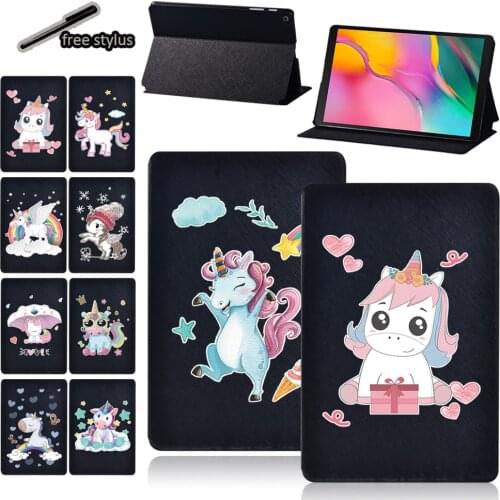 Tablet Case for Samsung Galaxy Tab A7/Tab S6 Lite/Tab A A6 10.1/Tab A 8.0/Tab A 10.5/Tab A 9.7/S5e 10.5 Inch Cover Case + Stylus