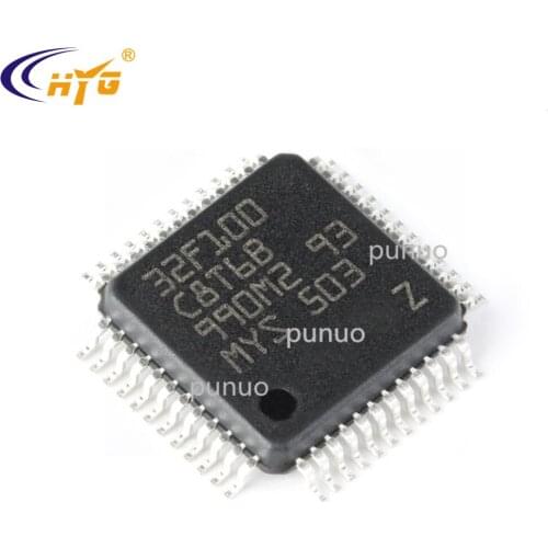 New original STM32F100C8T6B microcontroller chip STM32F100C8T6 LQFP48