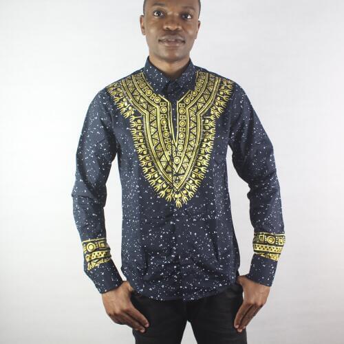 Dashikiage Mens Silk Shirts