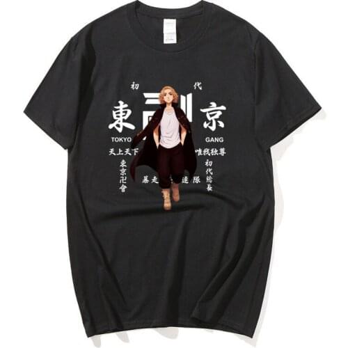2021 New Men Women Summer anime Tokyo Revengers Print t-shirts Streetwears men t shirt streetwear short sleeve harajuku
