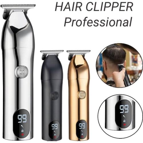 Electric Hair Clipper Professional Trimmer For Men 0mm Baldheaded Beard Shaving Electric Shaver Kids Adult Hair Cutting Machine