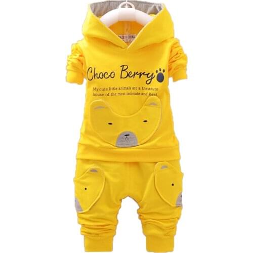 New Spring Autumn baby girl clothes baby suit Sport 2 piece set baby boy clothes 6 Months-4 Years Old