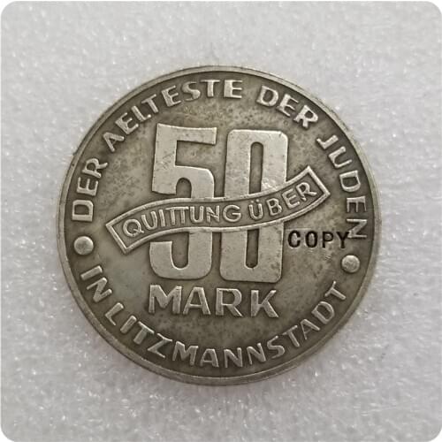 Poland : 50 MARK 1943 GETTO Juden COPY